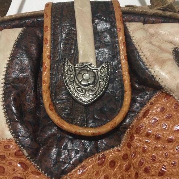 VINTAGE PATCHWORK HANDBAG - Picture 4 of 7